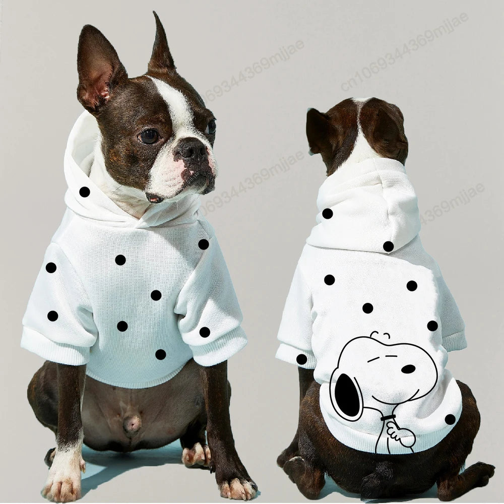 Disney Hooded Sweater Pet Dog Clothes Dogs' Clothing 2023 French Bulldog Things for Dogs Apparels Pug Small Dog Costume Apparel