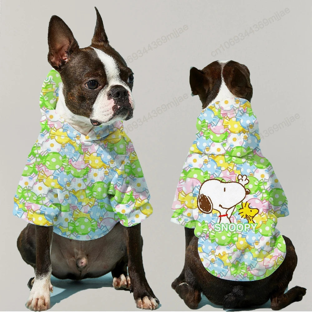 Disney Hooded Sweater Pet Dog Clothes Dogs' Clothing 2023 French Bulldog Things for Dogs Apparels Pug Small Dog Costume Apparel